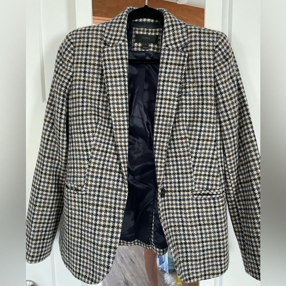 J Crew Tweed Blazer